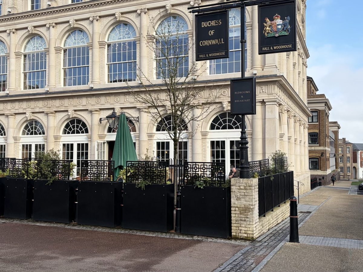 Exterior of The Duches of Cornwall pub