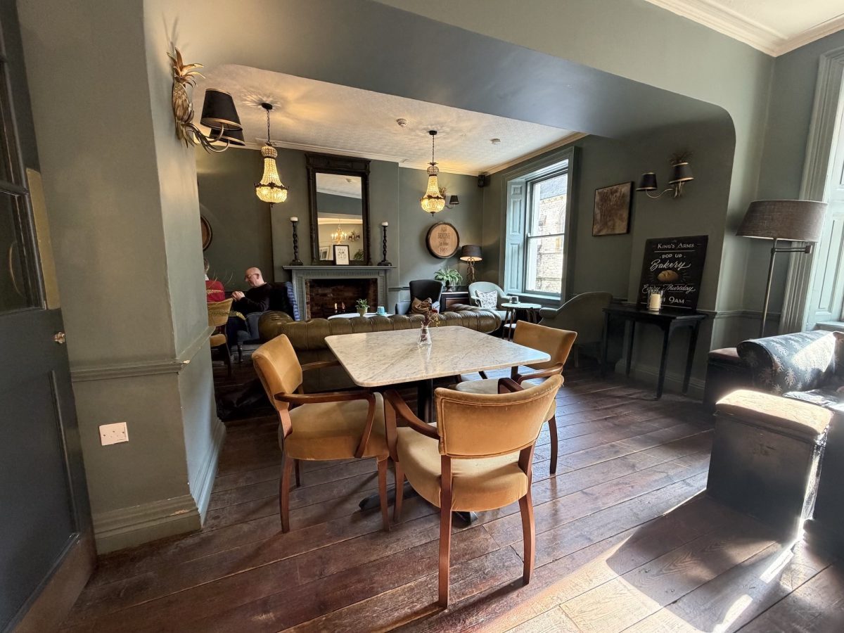 Interior shot of Kings Arms Restaurant