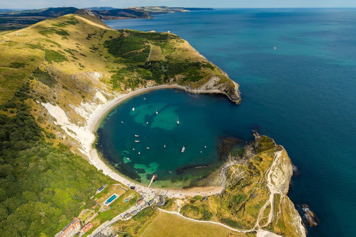 Scenery on Dorset's Jurassic Coast ideal for a last-minute holiday