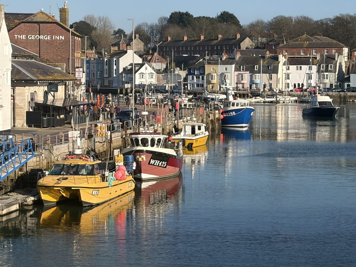 Weymouth Harbour, home to Catch at the Old Fish Market, one of Dorset's leading seafood restaurants