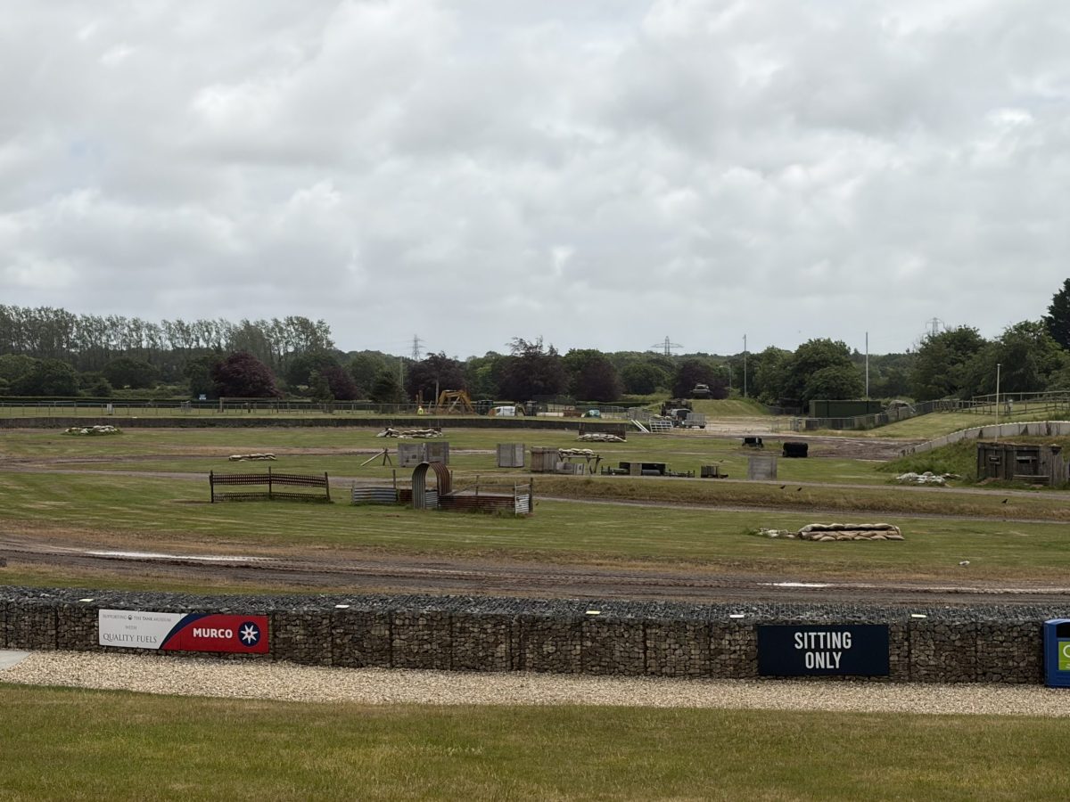 The Tank Museum Arena in Bovington, Dorset, where live tank demonstrations take place