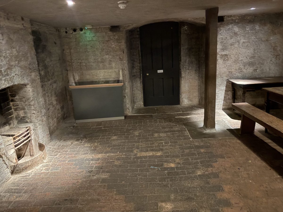 The prison cell where the Tolpuddle Martyrs were held at Shire Hall Museum in Dorchester