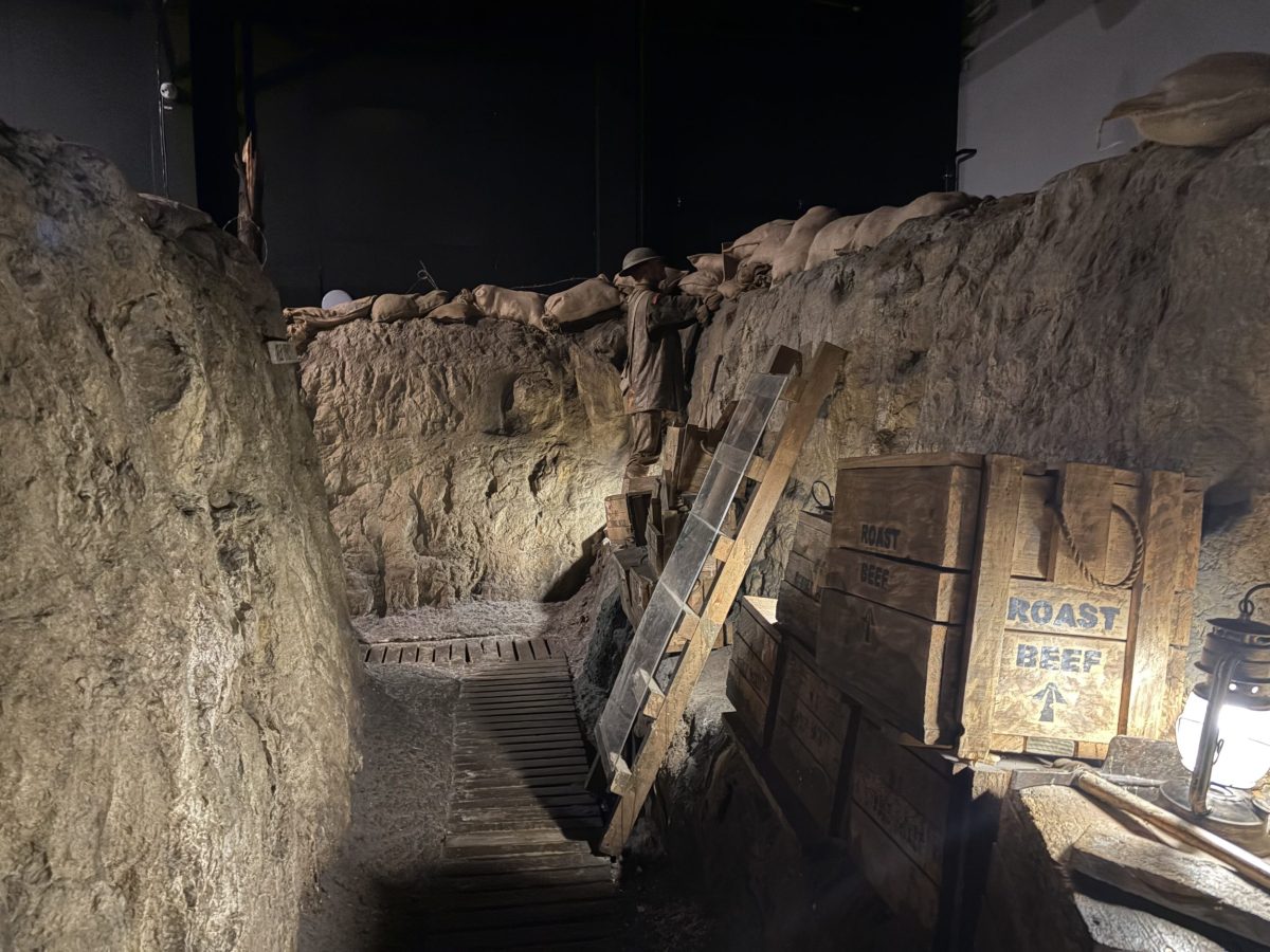 World War One Trench Experience at The Tank Museum in Bovington, Dorset