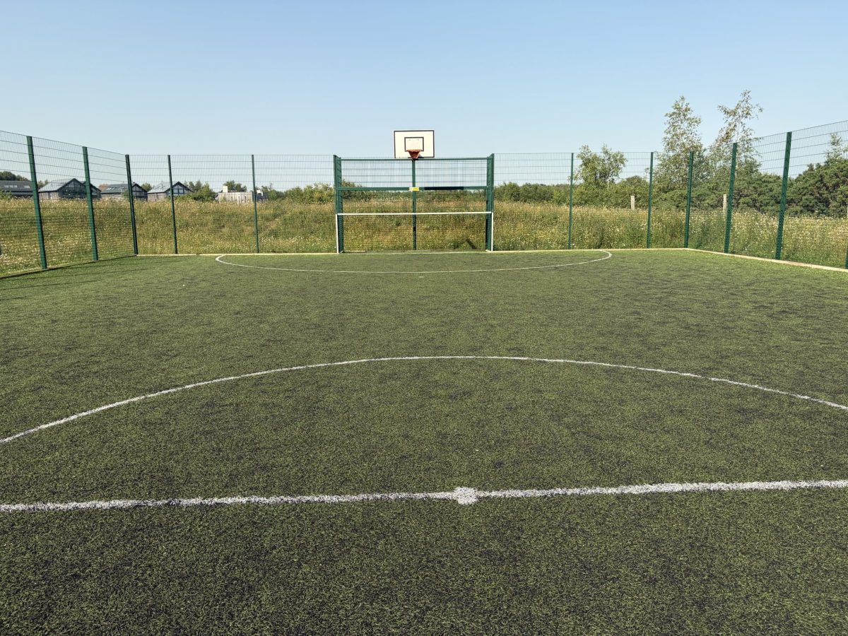 Outdoor multi-sports all-weather pitch at Silverlake Estate in Dorset.