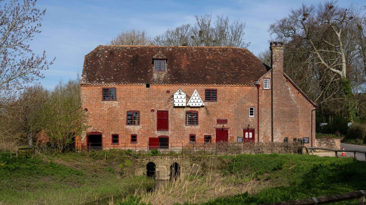Exterior view of White Mill National Trust property in Dorset
